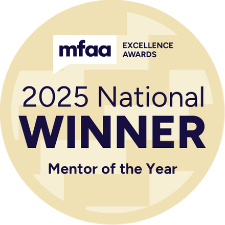 MFAA National Excellence Awards 2025 National Winner, Mentor of the Year
